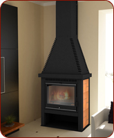 Печь камин каминетти РЕЙНДЖЕР 712 с шибером